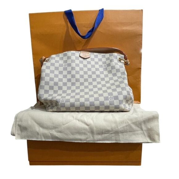 Louis Vuitton Damier Azur Graceful MM - Picture 1 of 15